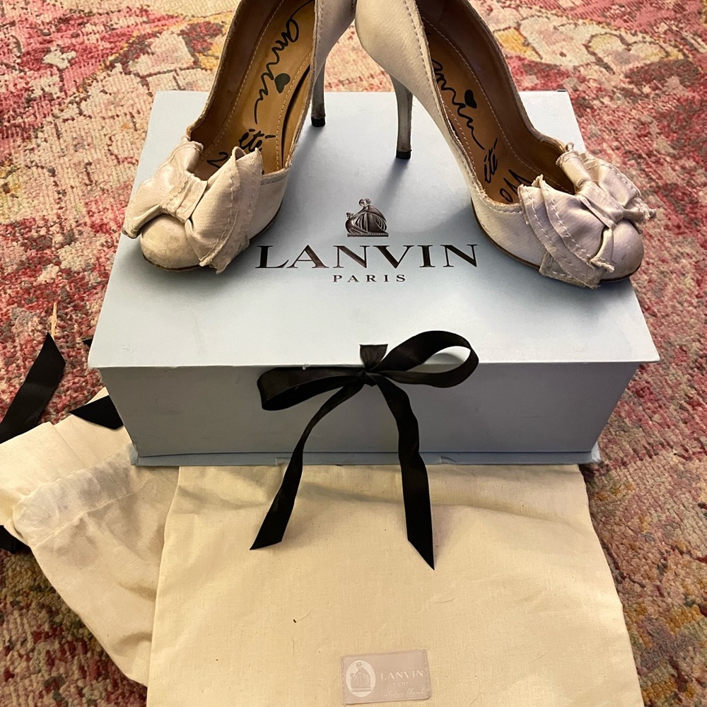 Lanvin Women's Cream Heels